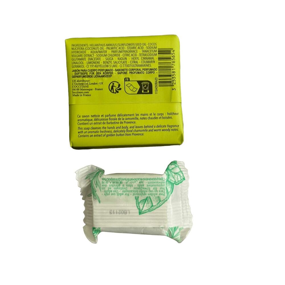 L’Occitane En Provence BARBITINE PERFUMED SOAP 50 G. Travel/Effervescent Revital